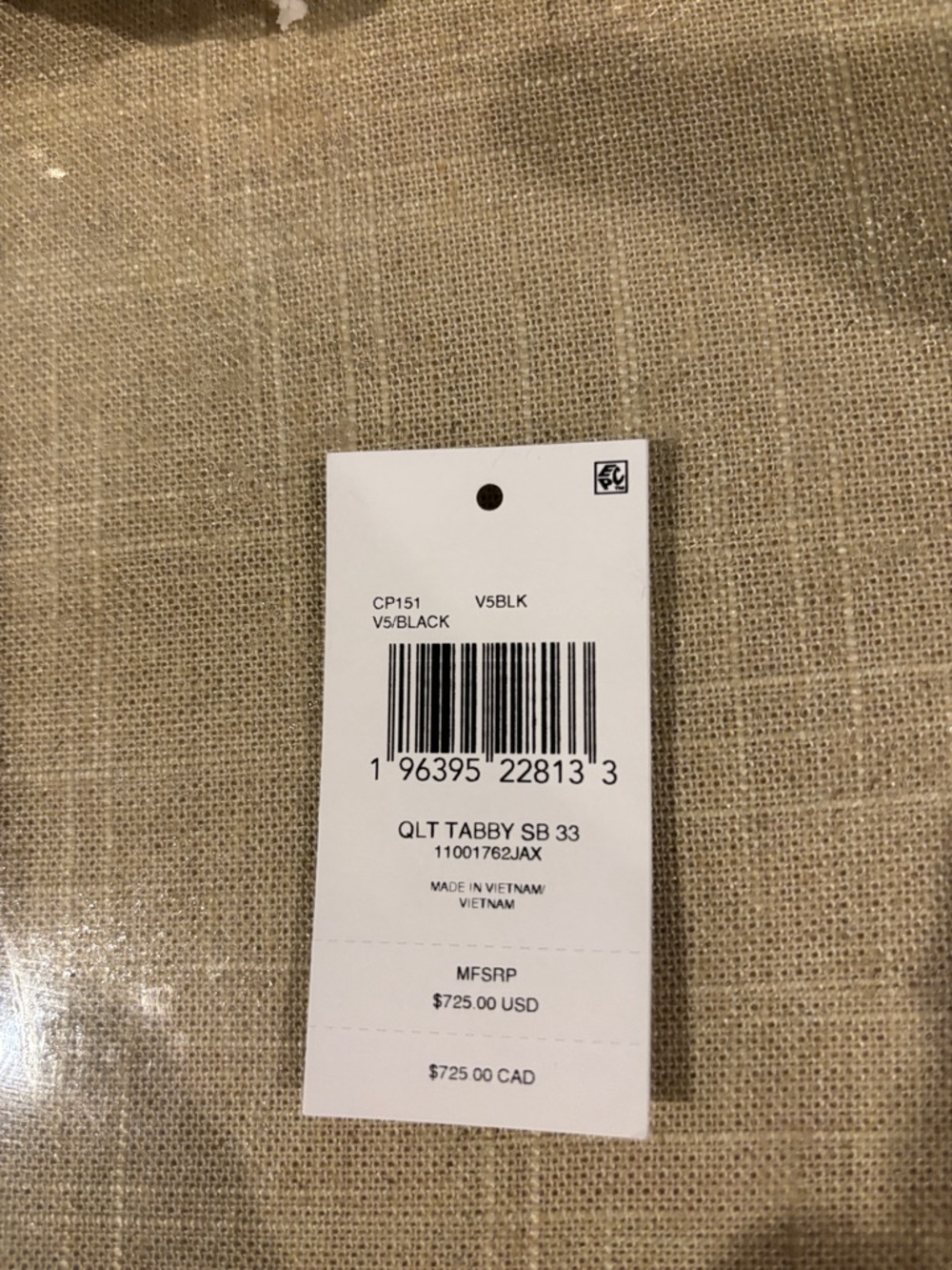 Coach Quilted Tabby 33 Black with Pewter hardware - Picture 2 of 11